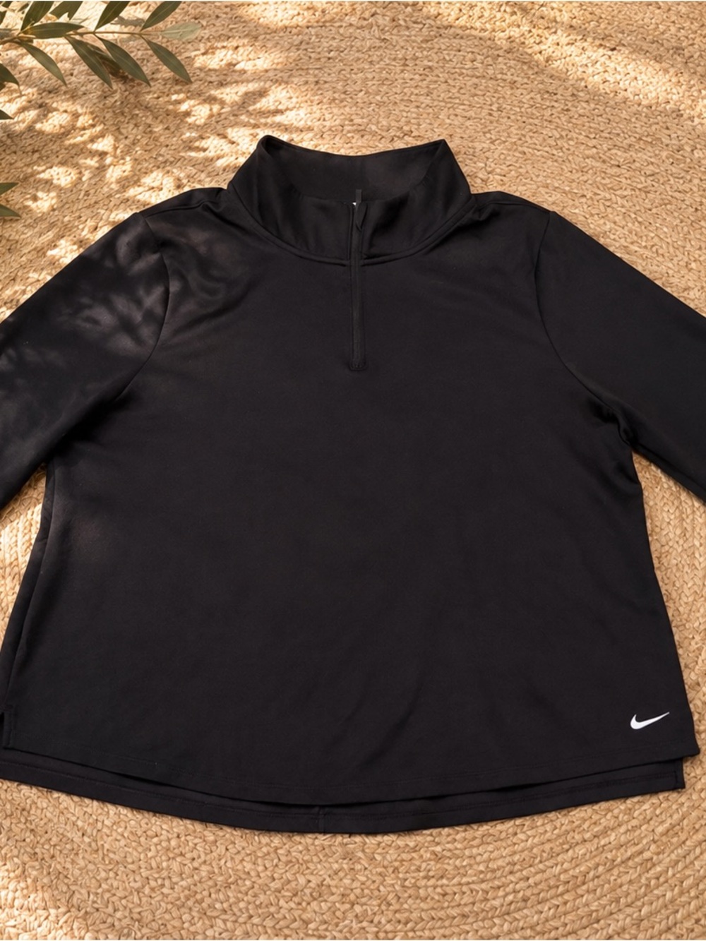 Nike Men’s Dri-FIT Half Zip Pullover Black Size 1X